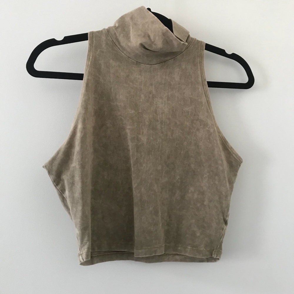 Crop top turtle neck